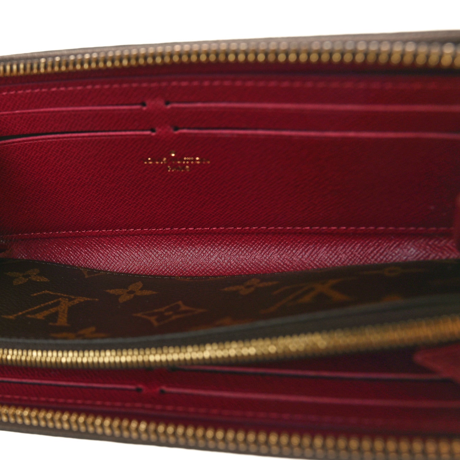 Louis Vuitton Monogram Clemence Wallet Fuchsia 5 of 7