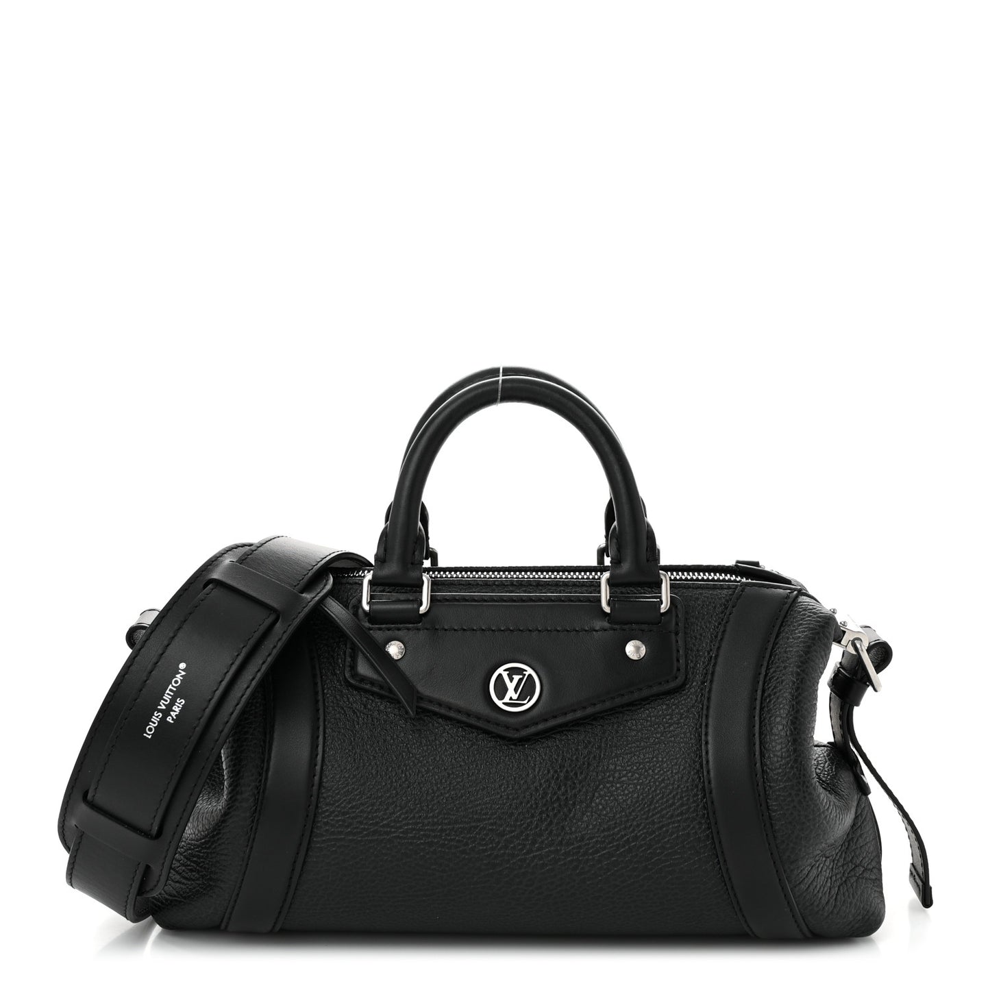 Pixel Lambskin LV Biker PM Black