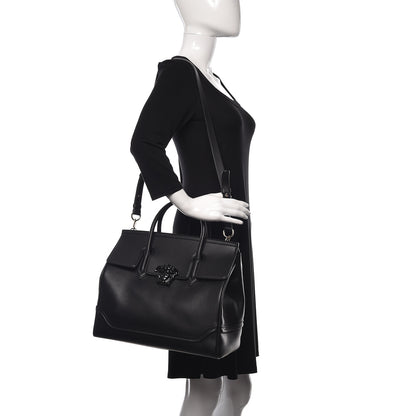 Versace Calfskin Large Palazzo Empire Bag Black 3 of 11