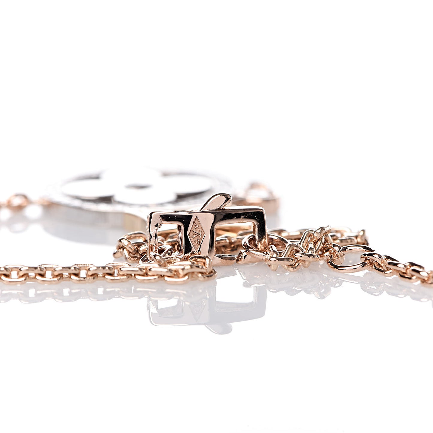 18K Pink Yellow White Gold Diamond Idylle Blossom Bracelet
