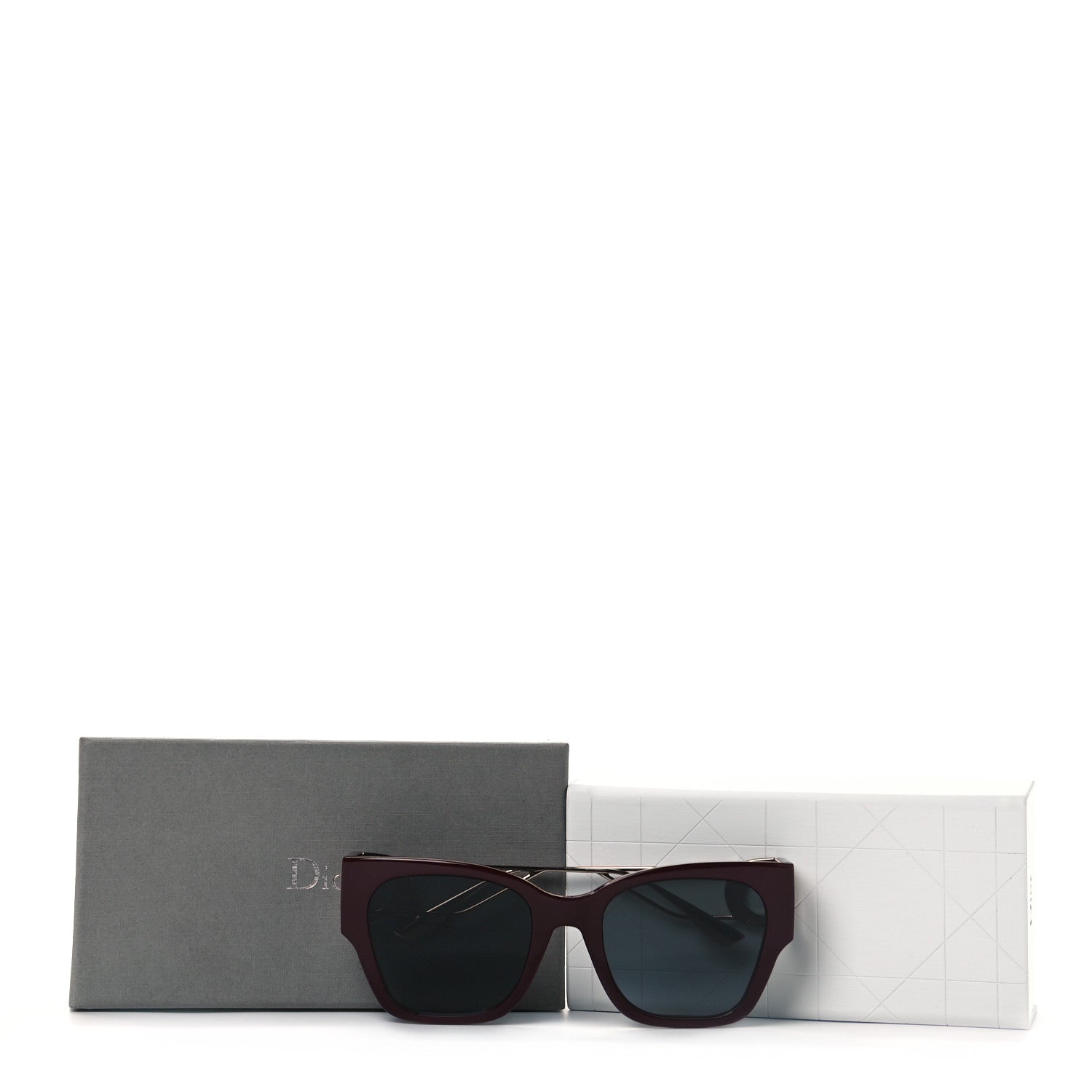 Christian Dior Rectangular 30 Montaigne 1 Sunglasses Burgundy 7 of 7