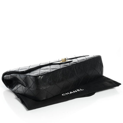 Chanel Aged Calfskin Quilted 50th Anniversary 2.55 Reissue 227 Flap Black 4 of 9