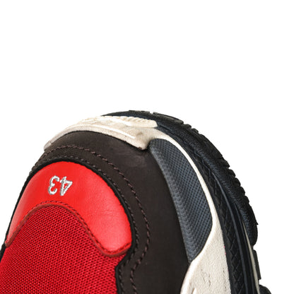 Balenciaga Fabric Mesh Mens Triple S Sneakers 43 Rouge Black 11 of 11