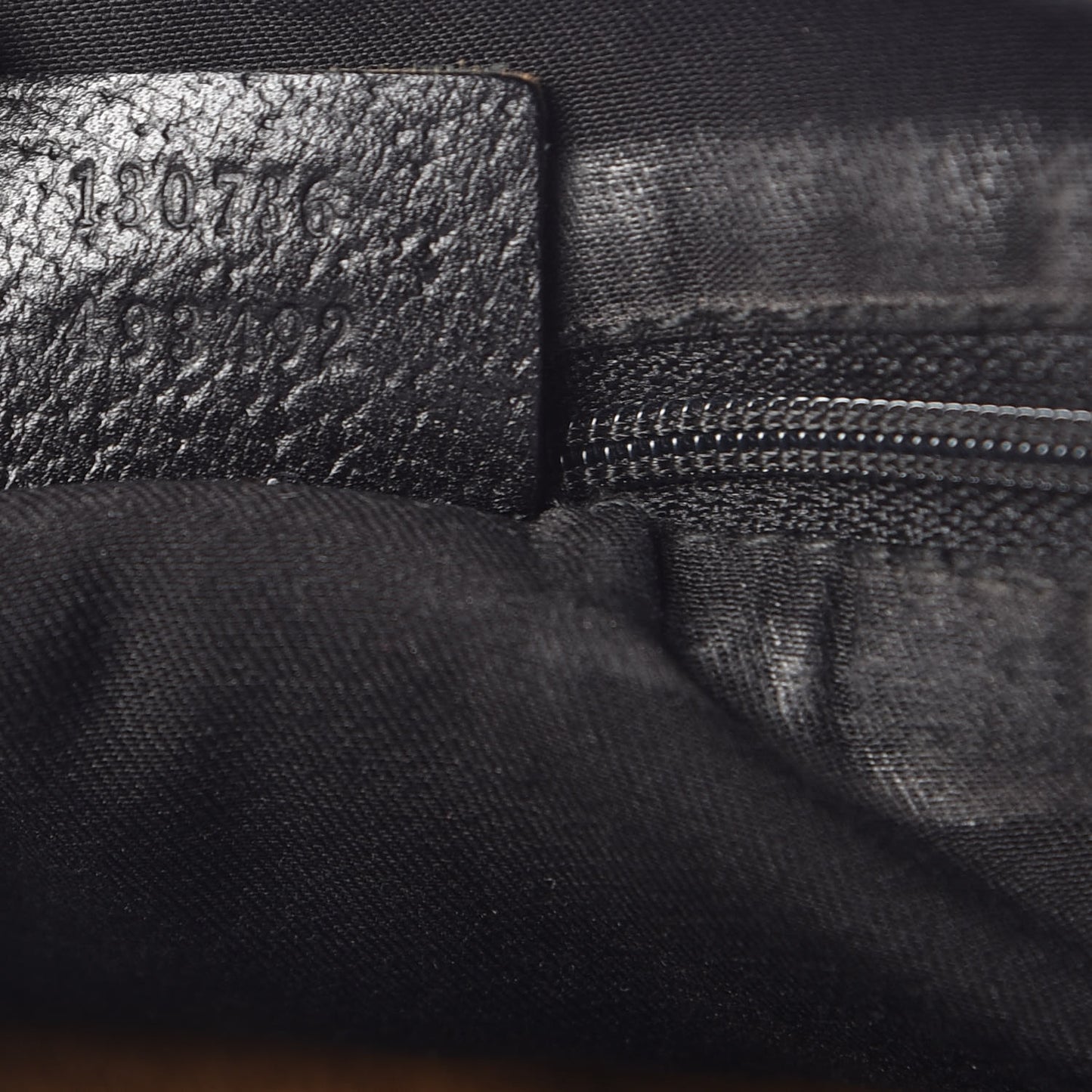 Monogram Medium Abbey Shoulder Bag Black