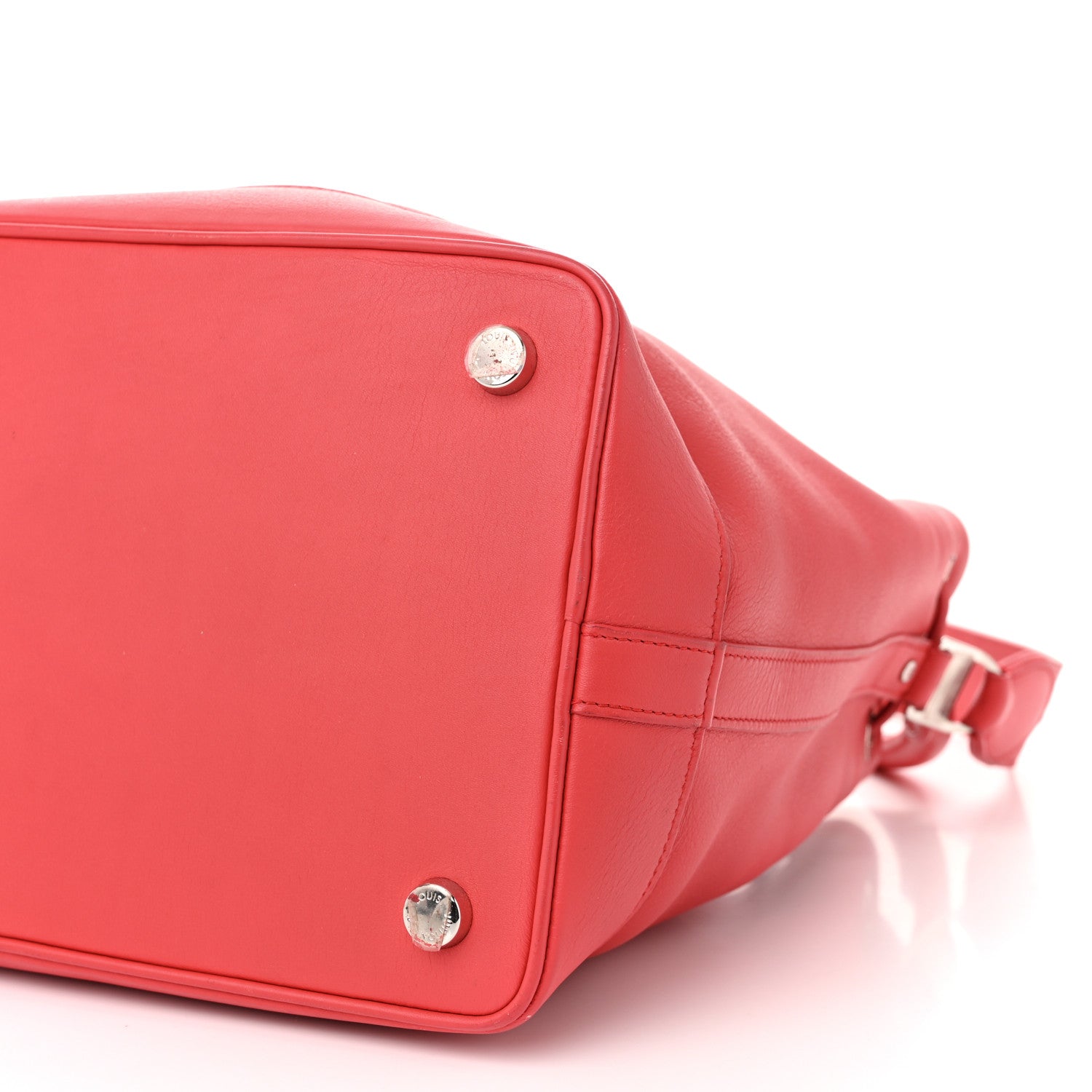 Louis Vuitton Calfskin Bucket Bag  Dark Pink 9 of 15