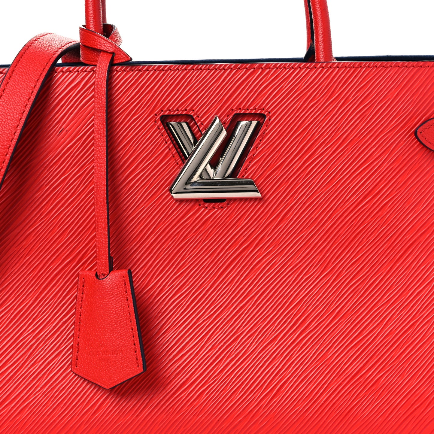 Epi Twist Tote Coquelicot