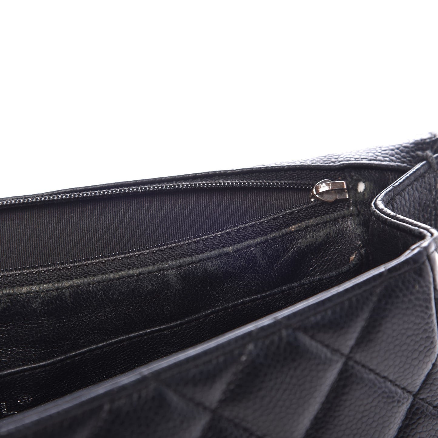 Caviar Quilted Jumbo Single Flap Black