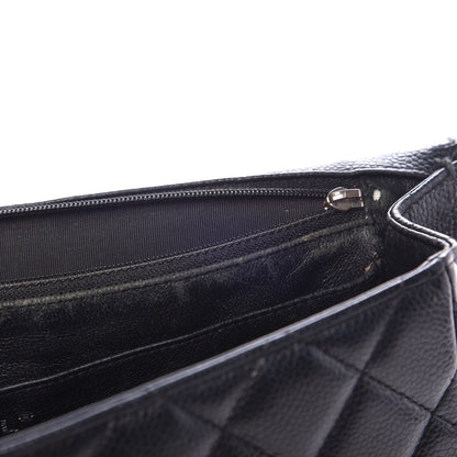 Chanel Caviar Quilted Jumbo Single Flap Black 8 of 18