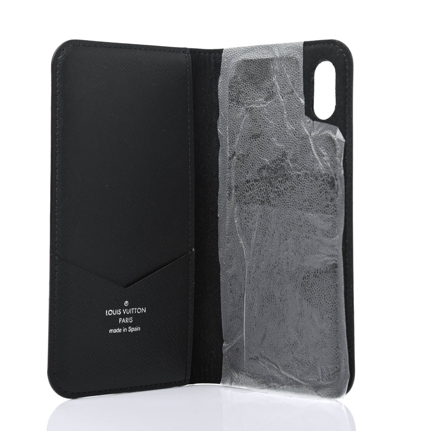 Louis Vuitton Monogram Eclipse iPhone XR Folio Case 4 of 4