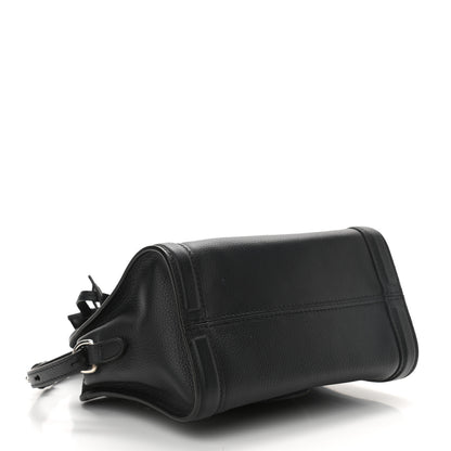 Alexander McQueen Pebbled Calfskin Mini Padlock Navy 4 of 11