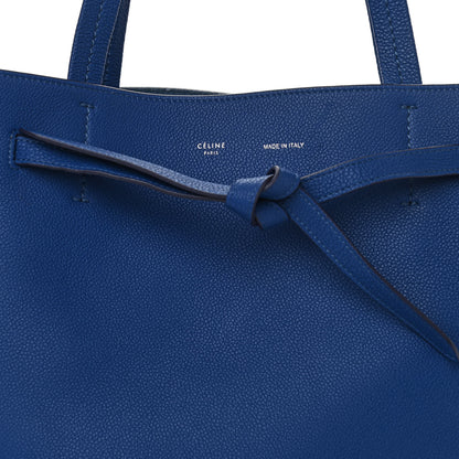 Celine Soft Grained Calfskin Small Belt Cabas Phantom Deep Blue 7 of 9