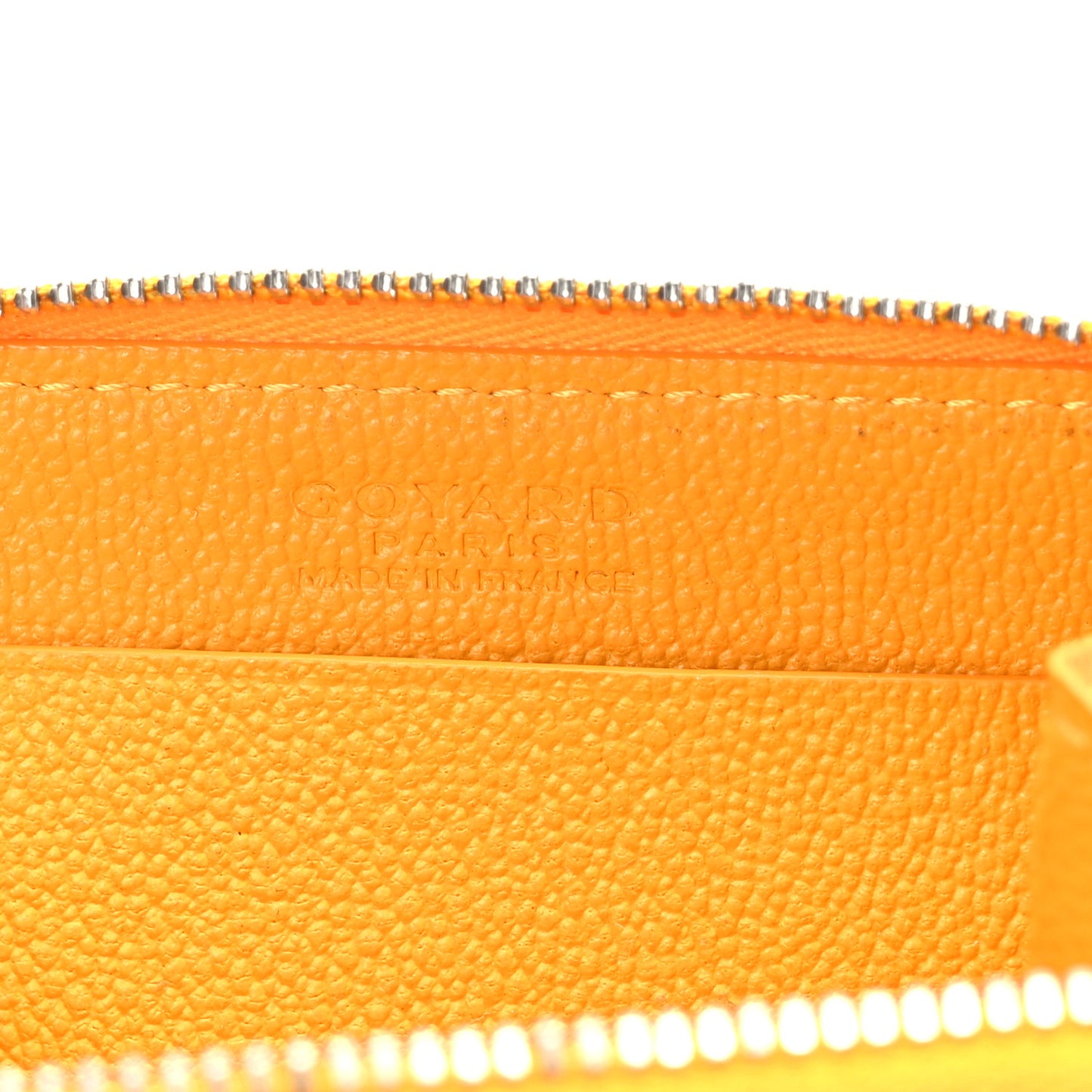 Goyardine Compact Wallet Yellow