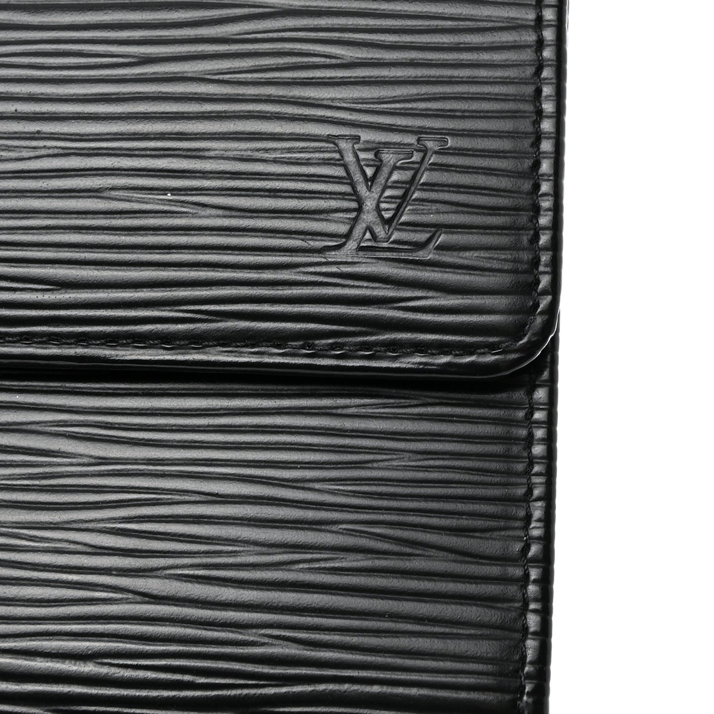 Epi Porte Tresor International Wallet Black