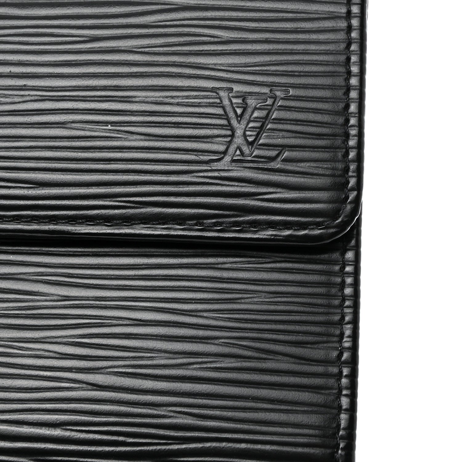 Louis Vuitton Epi Porte Tresor International Wallet Black 7 of 8