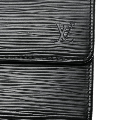 Louis Vuitton Epi Porte Tresor International Wallet Black 7 of 8