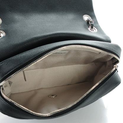 Chanel Caviar Quilted Medium Easy Flap Black 6 of 8