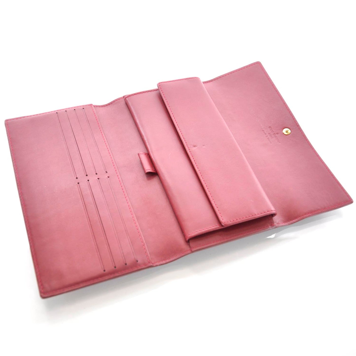 Vernis Porte Tresor International Wallet Pomme D'Amour