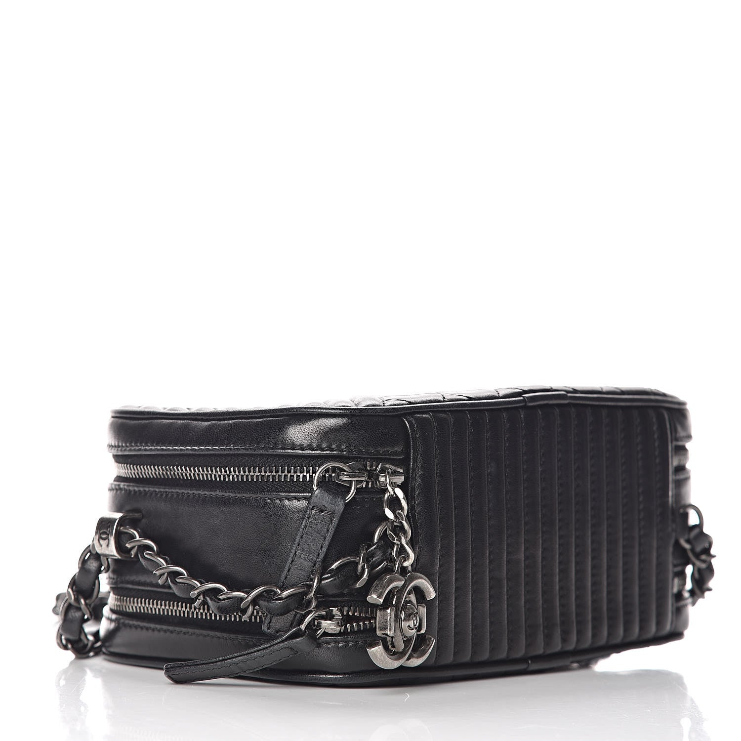 Chanel Lambskin Small Coco Boy Camera Case Black 4 of 11