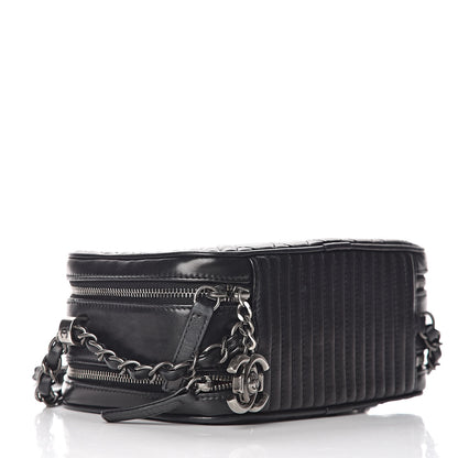 Chanel Lambskin Small Coco Boy Camera Case Black 4 of 11