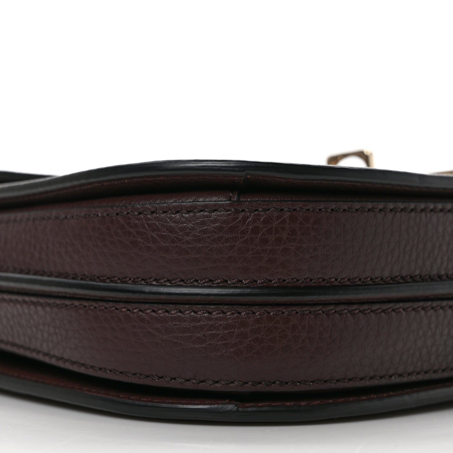 Valentino Garavani Pebbled Calfskin Joylock Flap Messenger Bag Deep Rubin 8 of 9