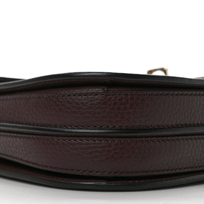 Valentino Garavani Pebbled Calfskin Joylock Flap Messenger Bag Deep Rubin 8 of 9