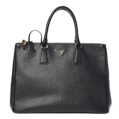Prada Saffiano Medium Galleria Double Zip Tote Black 1 of 12