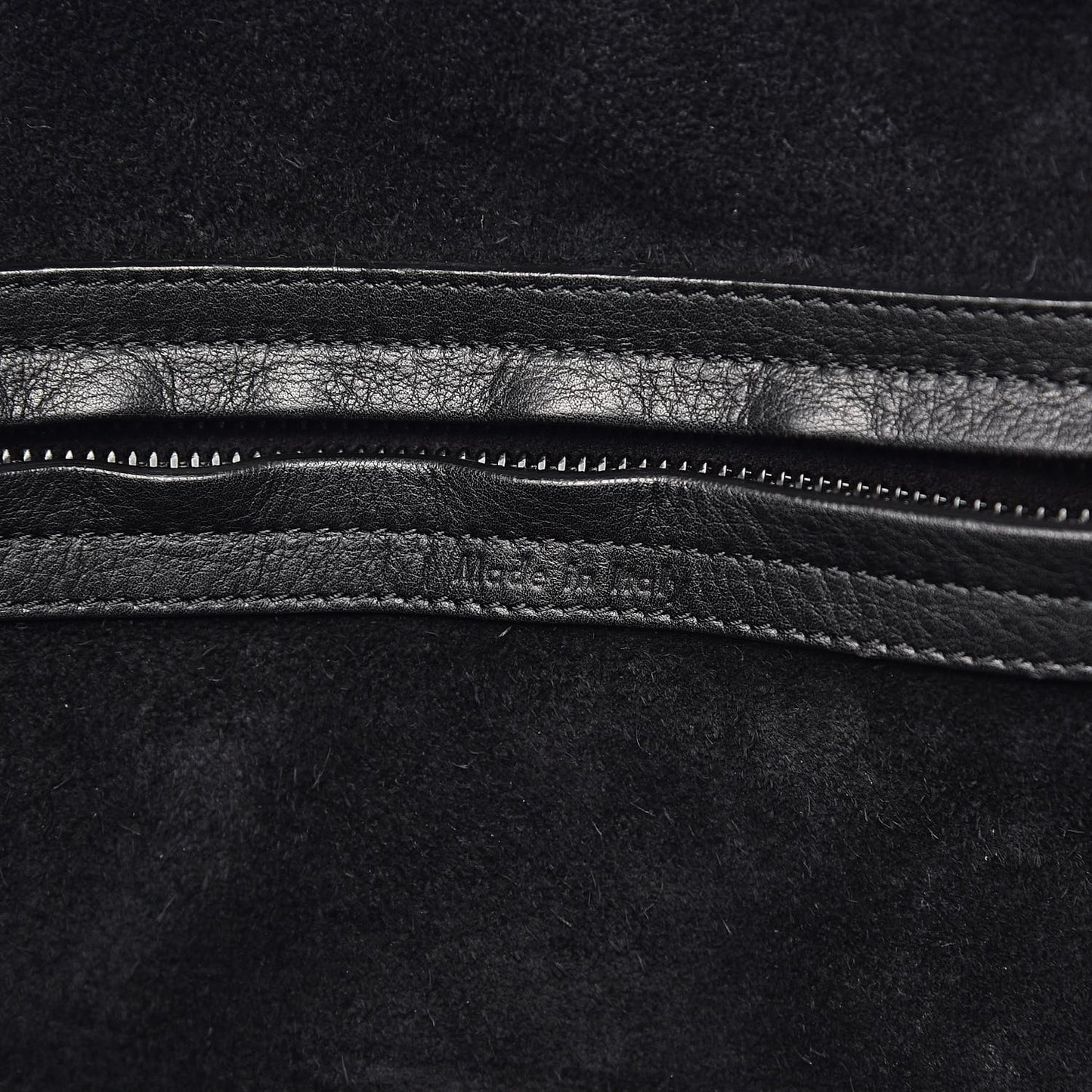 Supple Calfskin Medium Phantom Luggage Black