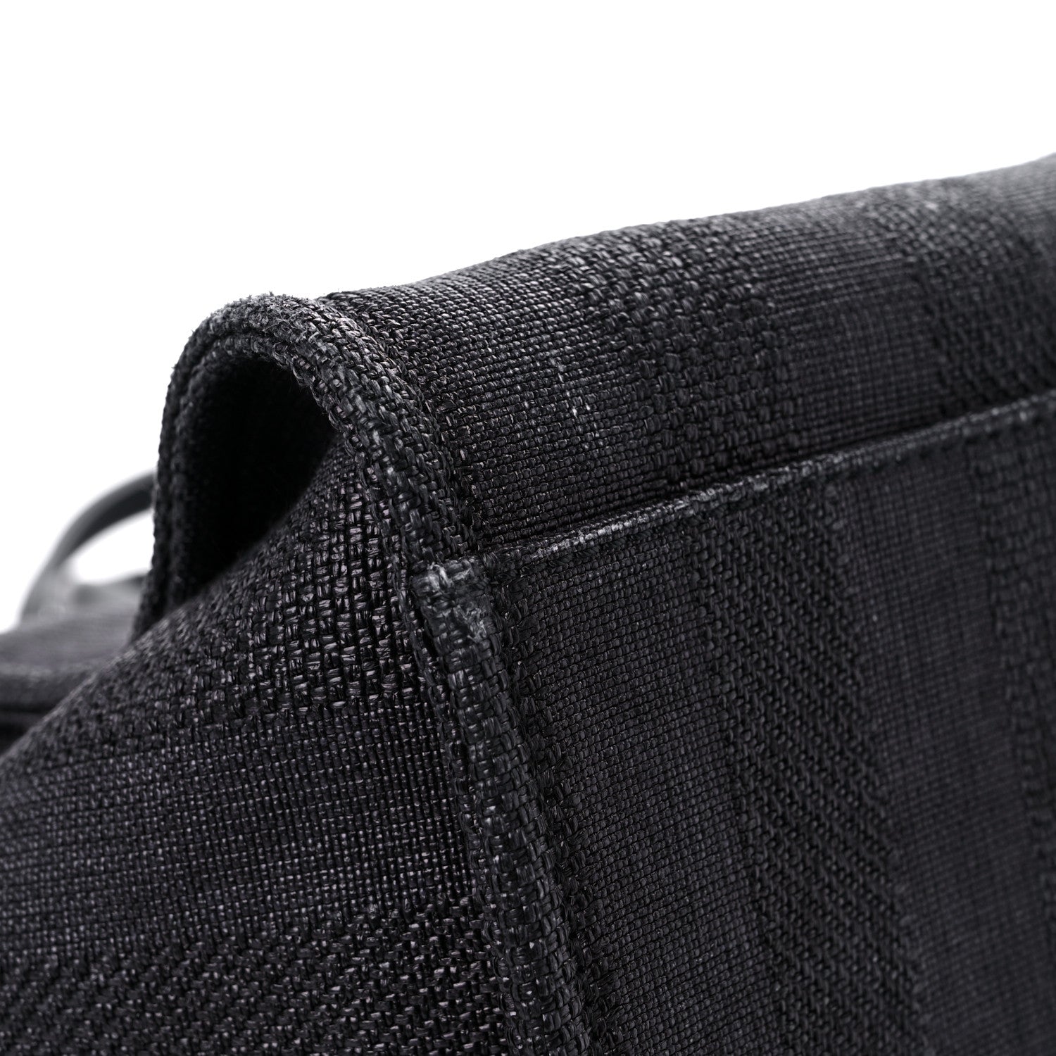 Chanel Mixed Fibers Calfskin Striped Medium Deauville Tote Black 10 of 20