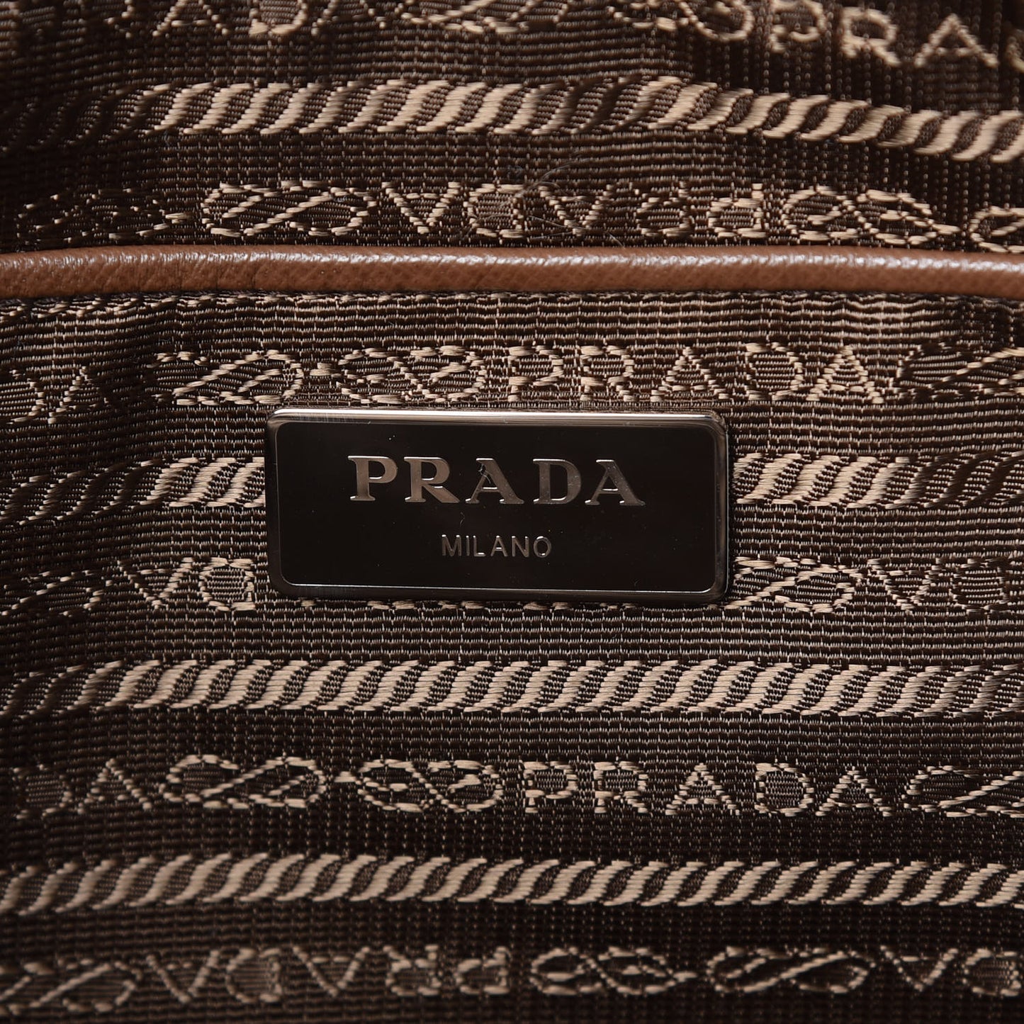 Tessuto Stampato Nylon Saffiano Check Print Tote Viola