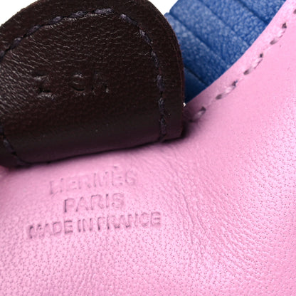 Hermes Milo Lambskin Grigri Rodeo Horse Bag Charm PM Mauve Sylvestre Bleu France Rouge Sellier 3 of 4
