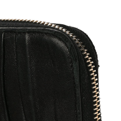 Prada Nappa Gaufre Zip Around Wallet Black 16 of 23