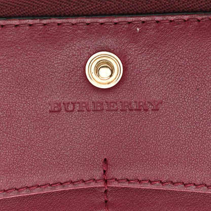 Burberry Calfskin Alvington Continental Wallet Peony Rose 7 of 13