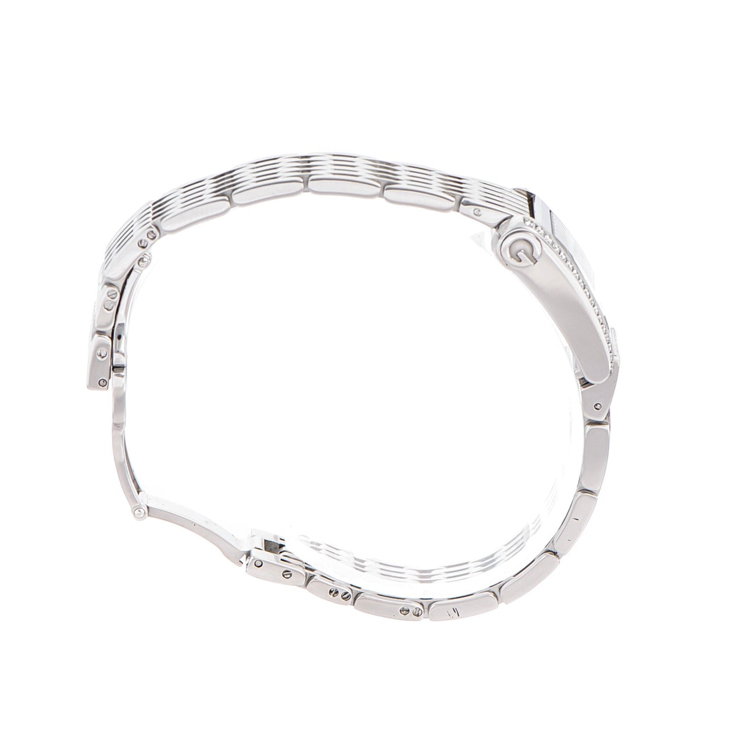 Stainless Steel Diamond Mother of Pearl 15mm 8600L Quartz Watch
