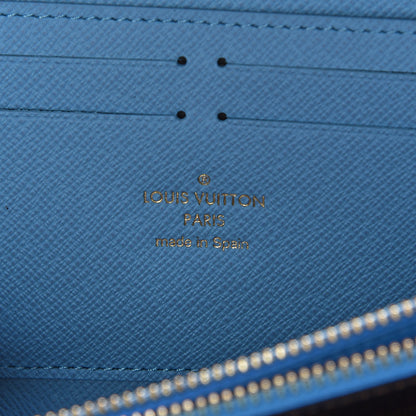 Louis Vuitton Damier Ebene 2017 Christmas Animation Clemence Wallet 8 of 10