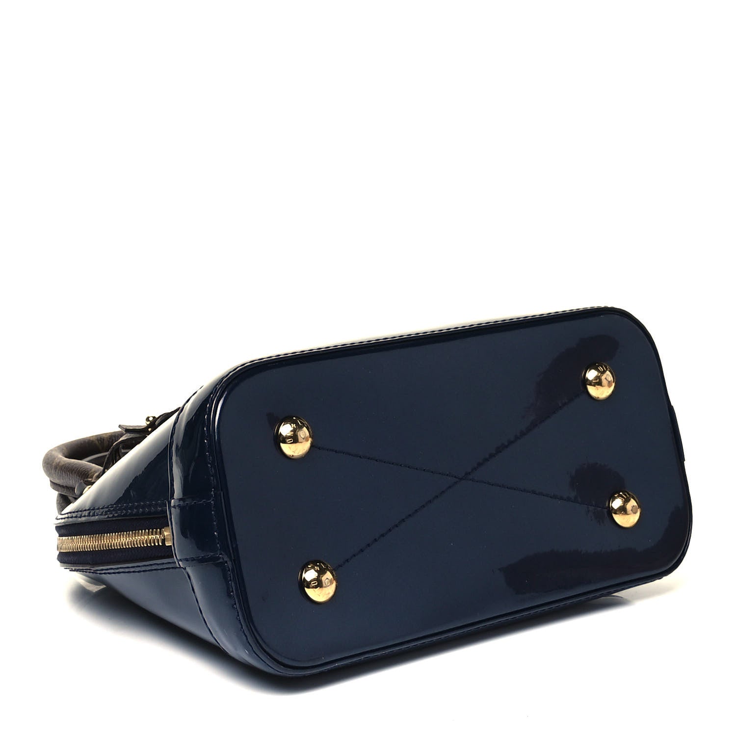 Louis Vuitton Patent Monogram Alma BB Marine 4 of 9