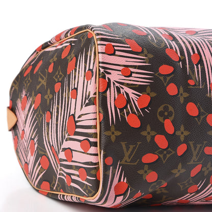 Louis Vuitton Monogram Jungle Dots Speedy 30 Sugar Pink Poppy 5 of 9