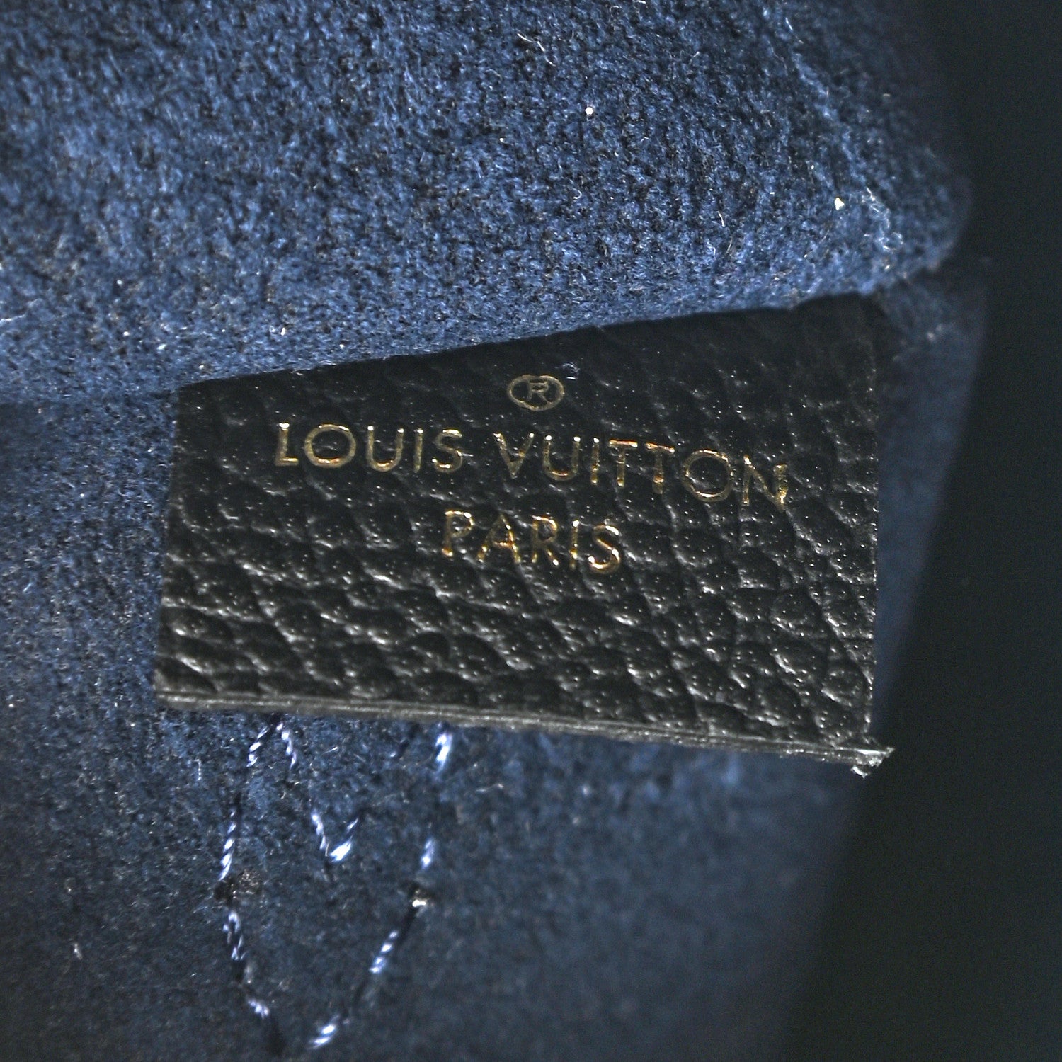 Louis Vuitton Empreinte Monogram Giant Neverfull MM Pochette Black 6 of 6