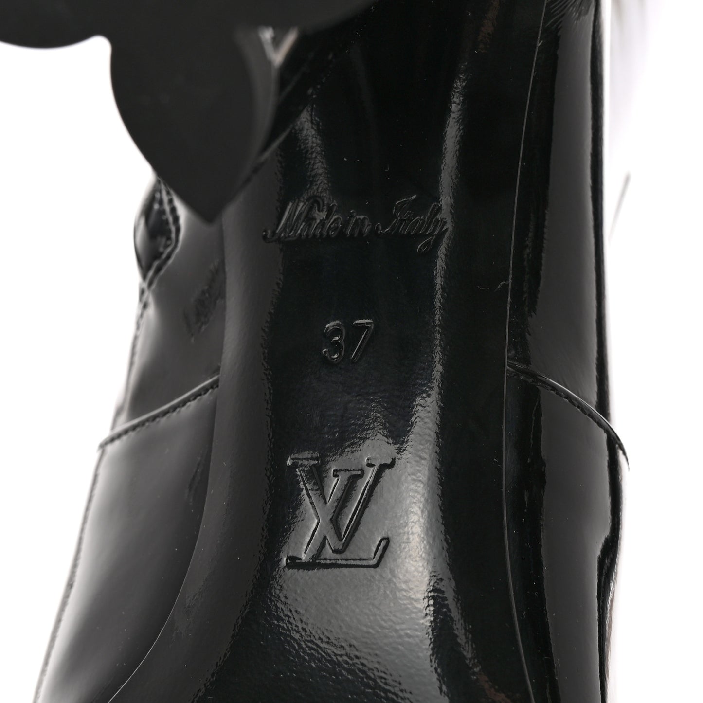 Patent Uniformes Silhouette Ankle Boots 37 Black