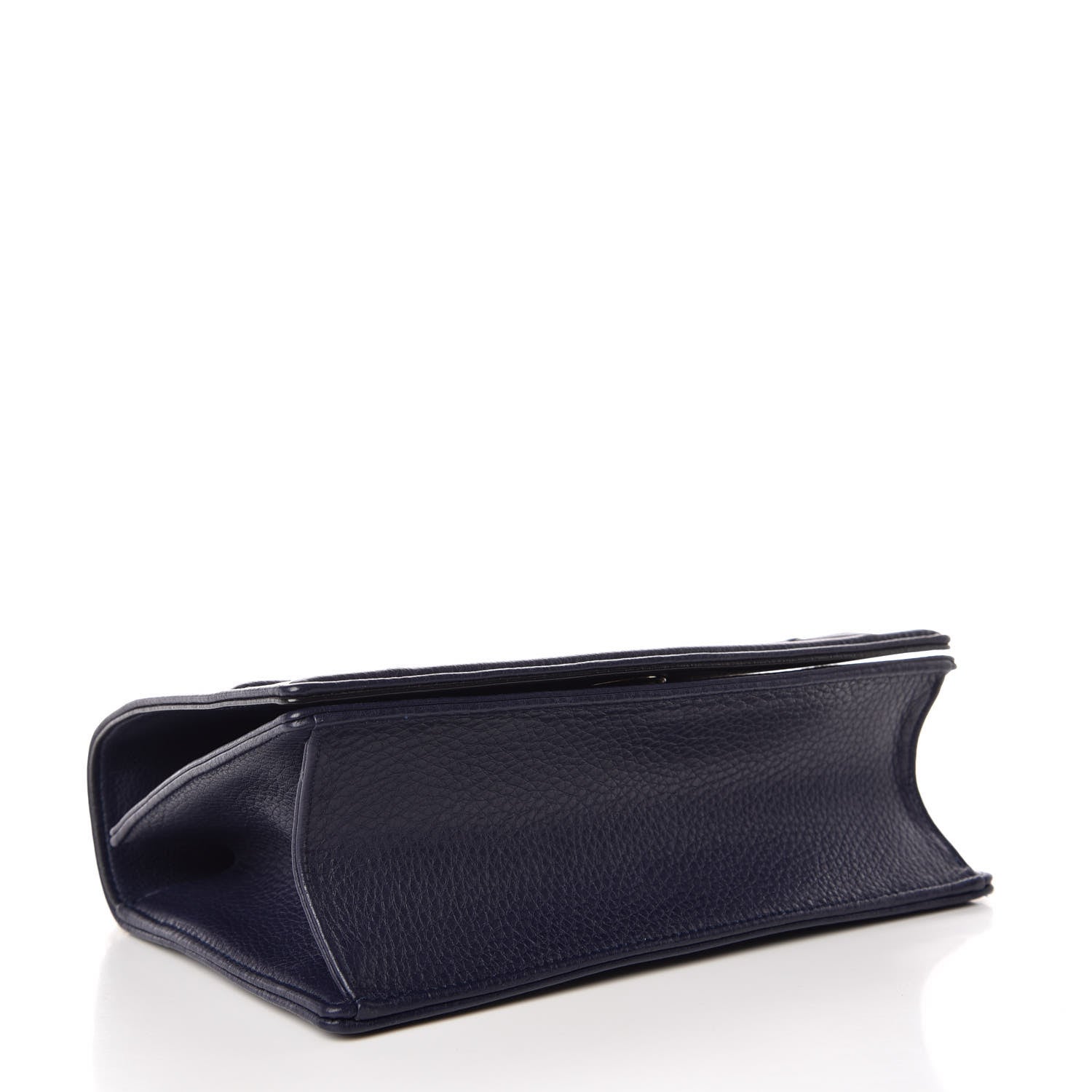 Christian Dior Grained Calfskin Medium Diorama Flap Bag Blue 4 of 10