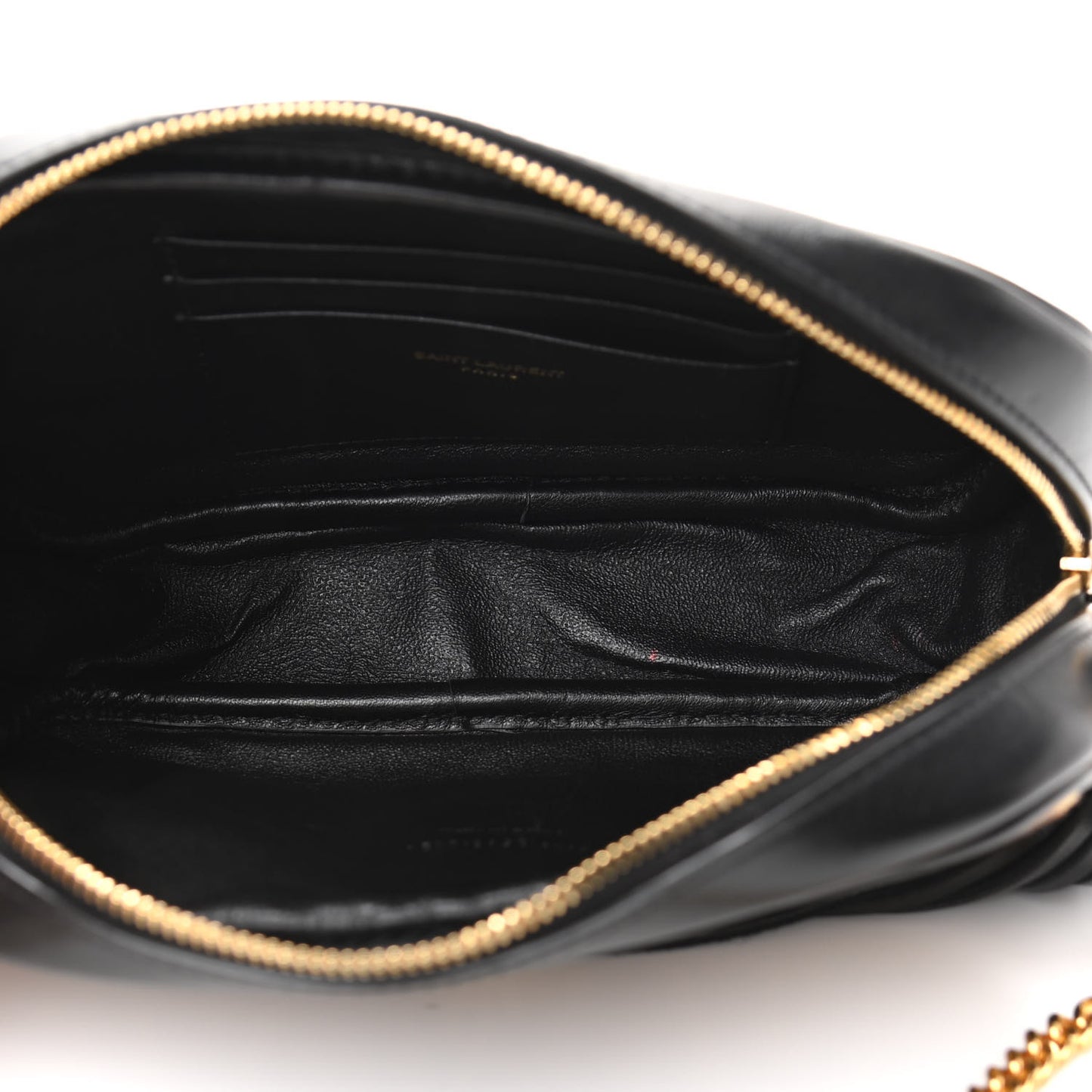 Canvas Calfskin Leopard Print Monogram Mini Lou Camera Bag Brown