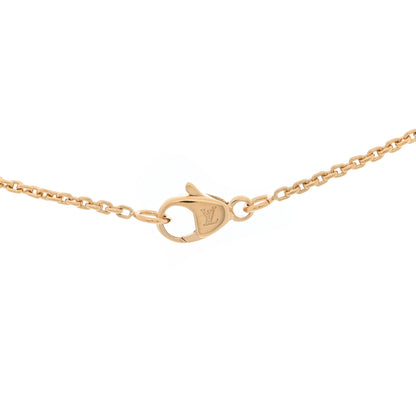 Louis Vuitton 18K Yellow Gold Diamond Idylle Blossom LV Pendant Necklace 4 of 4