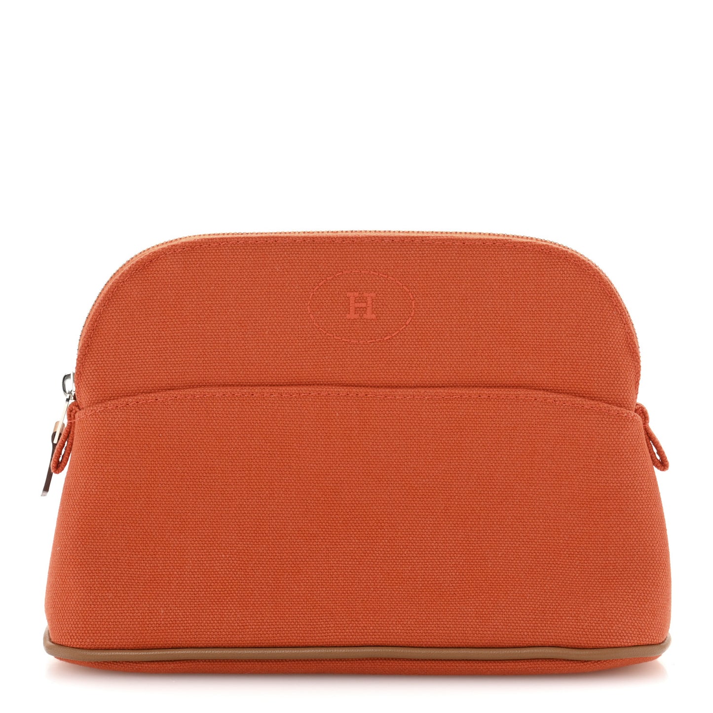 Cotton Canvas Mini Bolide Travel Cosmetic Pouch Feu