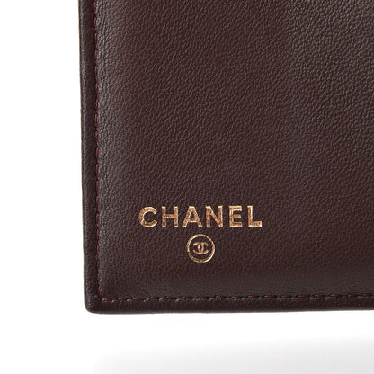 Chanel Lambskin Quilted Compact Flap Wallet Black 6 of 10