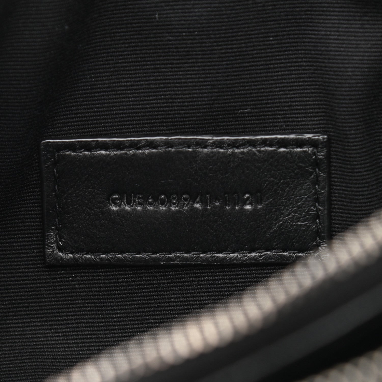 Saint Laurent Grained Lambskin Quilted Mini Becky Double Zip Bag Black 8 of 12