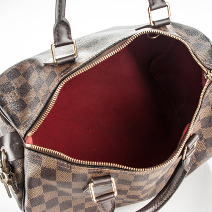 Louis Vuitton Damier Ebene Speedy 30 5 of 8
