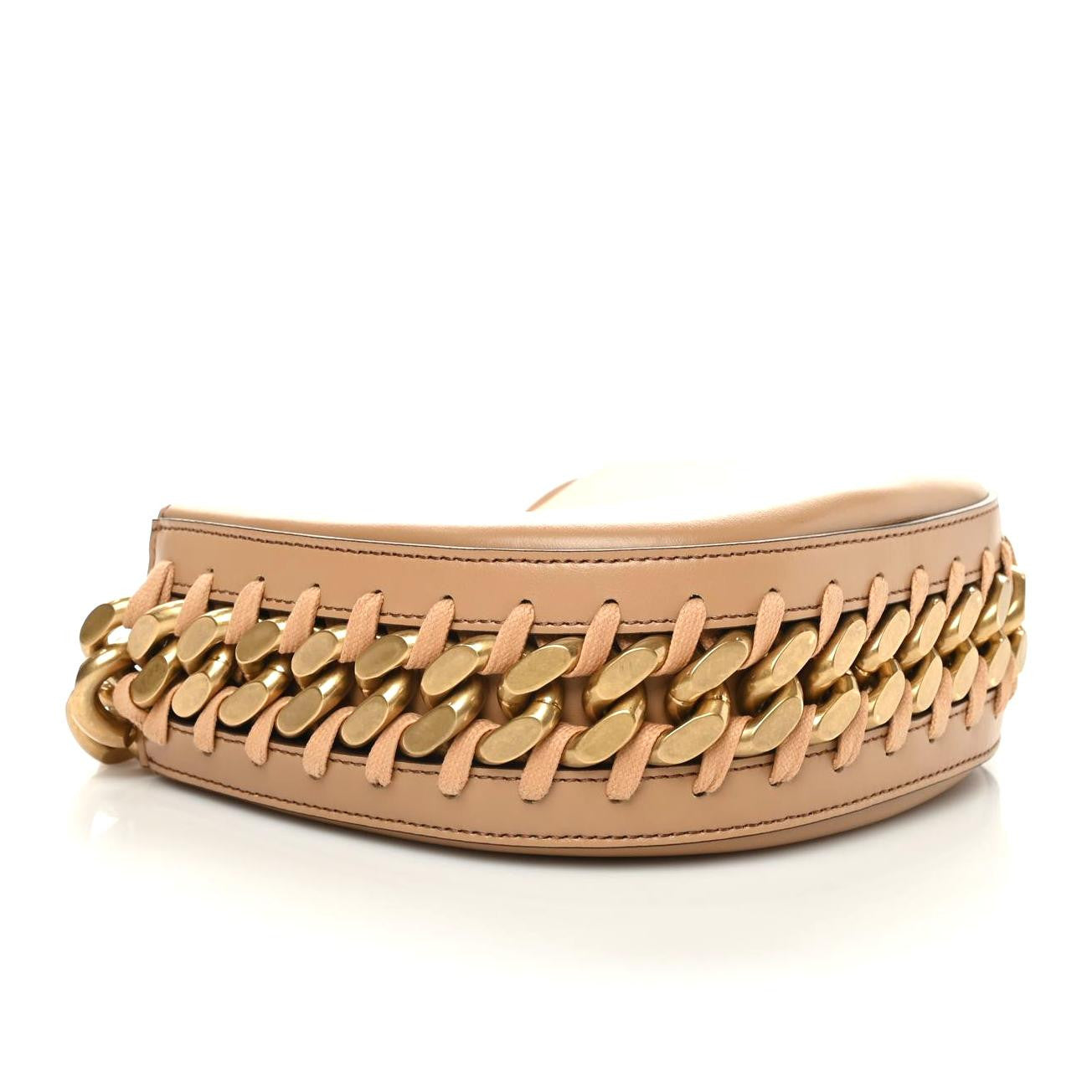 Eco Alter Nappa Medium Frayme Shoulder Bag Sand