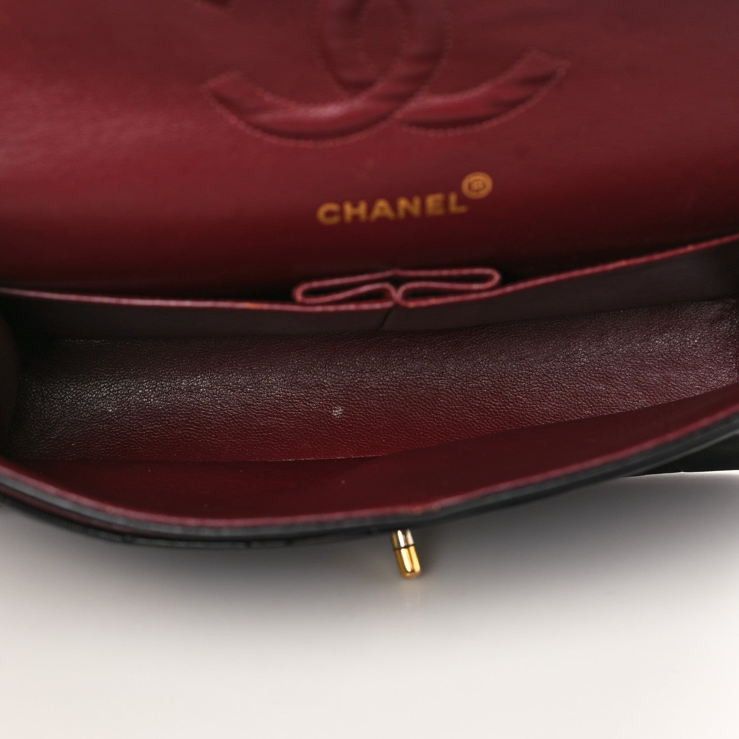 Chanel Lambskin Quilted Medium Double Flap Black 5 of 9