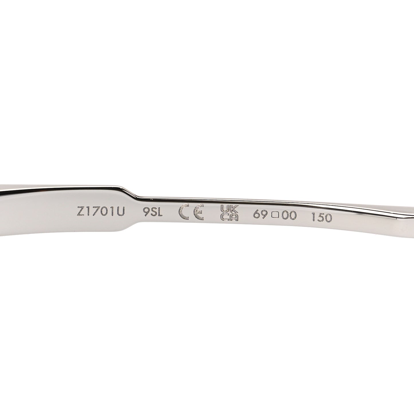 Metal Crystal Cyclone Sunglasses Z1701U Silver