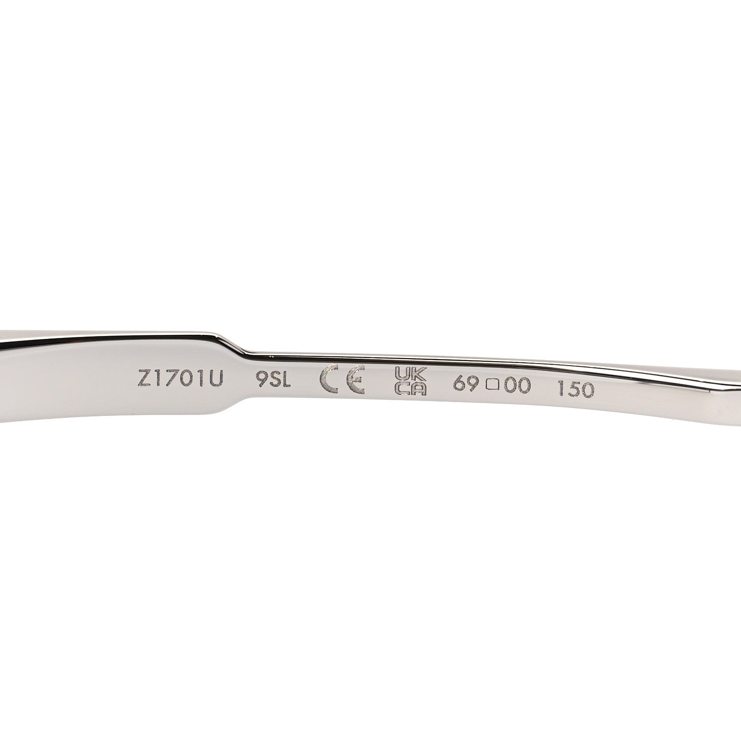Louis Vuitton Metal Crystal Cyclone Sunglasses Z1701U Silver 5 of 8