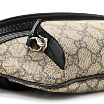 Gucci GG Supreme Monogram Belt Bag Black 10 of 12